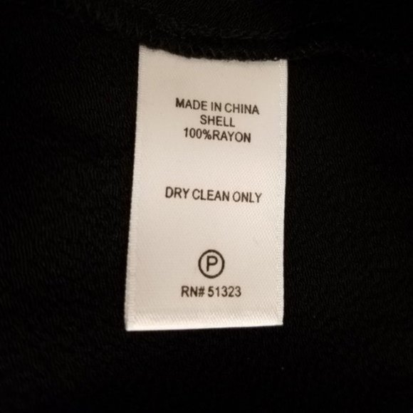 Black Flowy Gaucho Pants - Picture 6 of 6